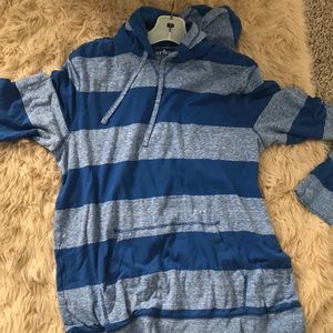 Large urban pipline polyester hoodie,thin